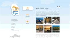 Desktop Screenshot of apartmani-topic.com